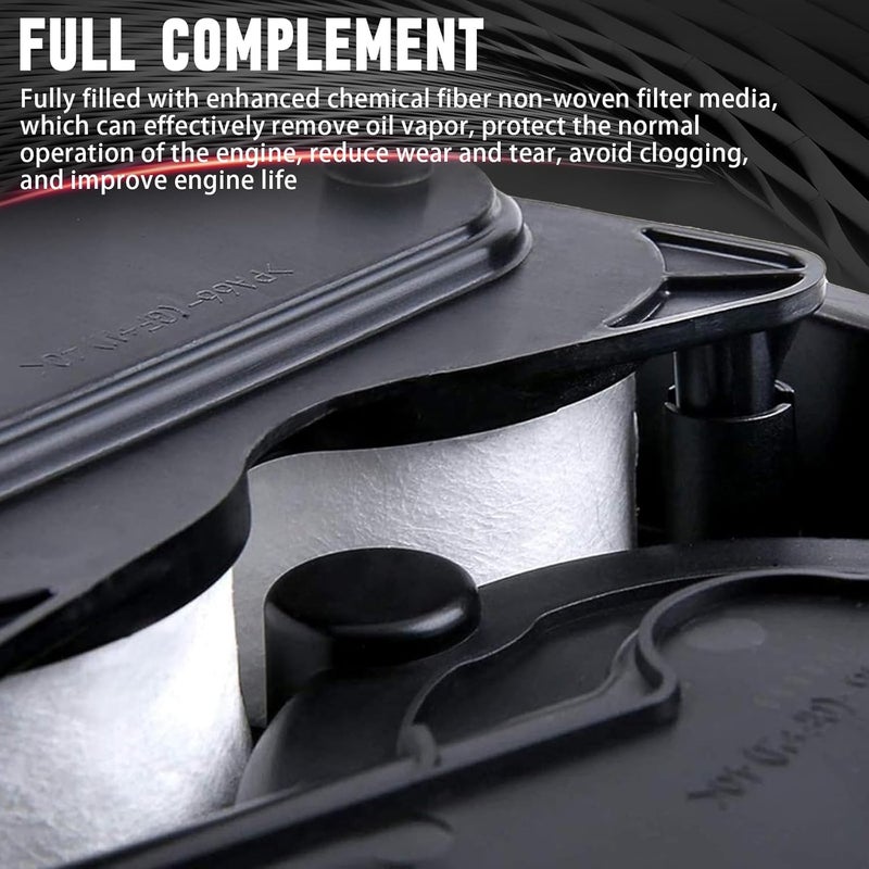 WEILEITE 6.7 Cummins CCV Filter Diesel Crankcase Breather Fit Dodge Ram 2500 3500 4500 5500 2008 2009 2010 2011 2012 2013 2014 2015 2016 2017 2018 2019 2020 2021 ISB Engine Replaces CV52001 904-418 - Image 4